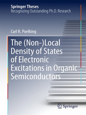 cover image of The (Non-)Local Density of States of Electronic Excitations in Organic Semiconductors